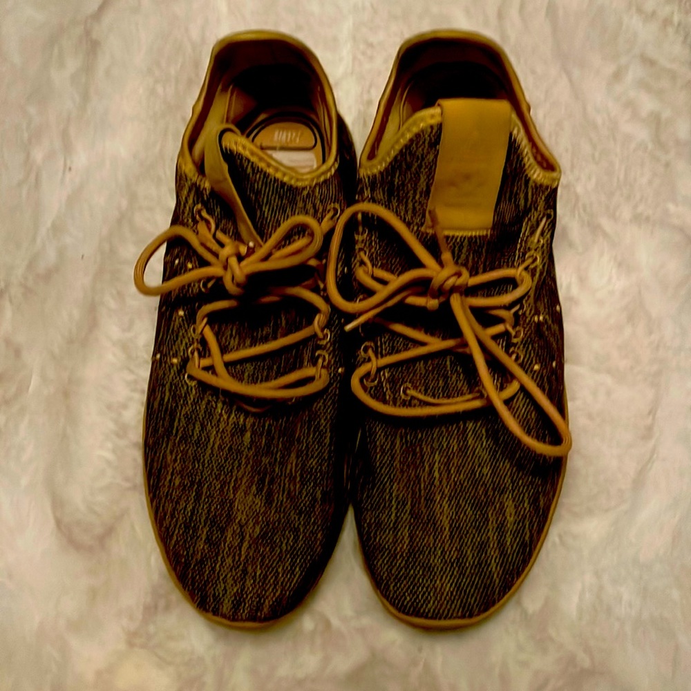Yellow sneakers